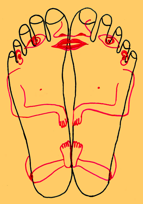 Fussskizze Fussskizze